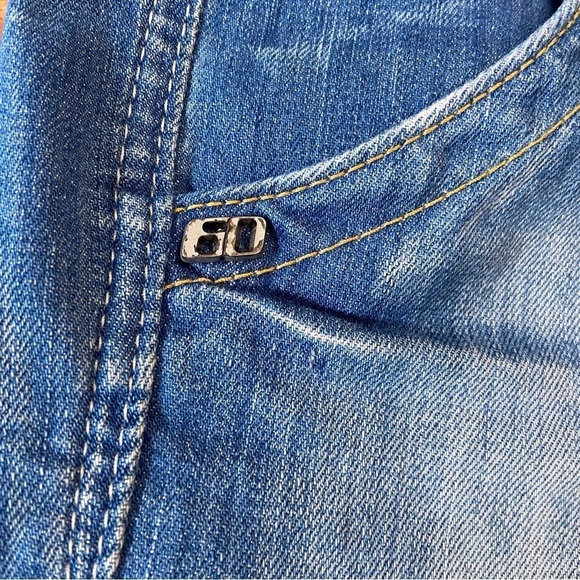 MISS sixty Karen jeans low rise light wash blue denim 98% cotton stretch size 25 - Picture 6 of 14